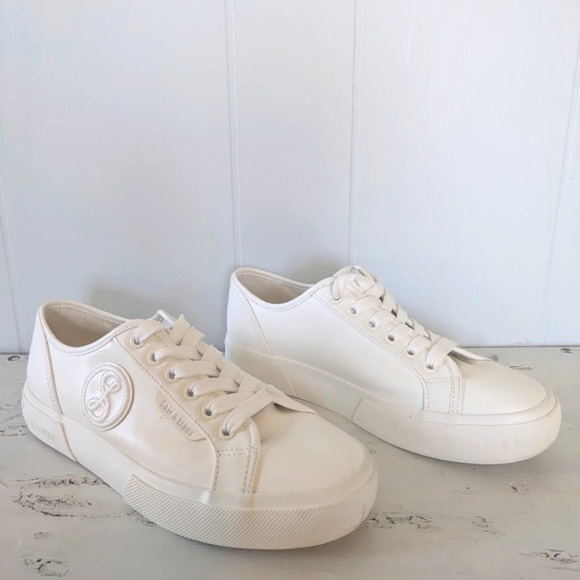 Sam & Libby Dina Platform Sneaker in White size 7.5 Classic - Picture 7 of 7